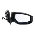 Nissan Sentra 2013-2018 Door Mirror Passenger Side Manual Folding Power Non-heated W Signal Light Paintable Replacement For 
