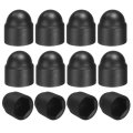 12pcs Hex Nut Cover M8x12x17 5mm Plastic Dome Protection Cap Screws Bolt Covers For Indoor Outdoor Furniture Automotive Bolts 