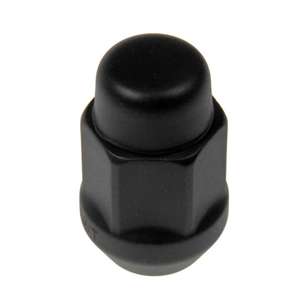 Acorn Nut Lock Set For Ford F 150 1990 To 1996 Black Alloy Steel Wheel Locks Bulge Seat Fine Thread 20 Piece With Key Matte