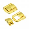 Uxcell 4pcs Toggle Catch Lock 0 98 X 79 Lxw Zinc Alloy Hasp Latch Clasp For Jewelry Box Wooden Case Gold