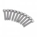 Uxcell 10-24x7 8 Hex Socket Head Cap Screw Bolts 304 Stainless Steel Polished 25pcs