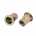 Uxcell M10 Thread Dia Flat Head Half Hex Body Insert Blind Rivet Nut Fastener 20pcs