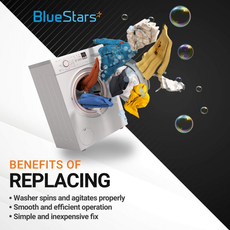 6 Pads Ultra Durable W10817888 Washer Clutch Band Replacement Part By Bluestars Exact Fit For Whirlpool Kenmore Washers