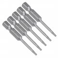 Uxcell 5 Pcs T6 Magnetic Torx Screwdriver Bits 1 4 Inch Hex Shank 2-inch Length S2 Security Tamper Proof Screw Driver Kit Tools