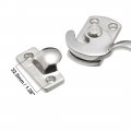 A Window Sash Lock 37mm Hole Distance 304 Stainless Steel Mirrored Left Hand