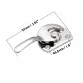A Window Sash Lock 37mm Hole Distance 304 Stainless Steel Mirrored Left Hand
