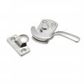 A Window Sash Lock 37mm Hole Distance 304 Stainless Steel Mirrored Left Hand