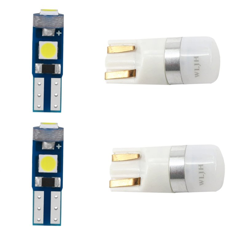 Wljh High Bright White Instrument Gauge Cluster Panel Indicator Warning Lamp Bulb Full Led Light Package Kits For Ford Ranger