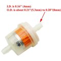 16 4 Ft Fuel Line Kit With 0 2 In Id Hose Filters And 20 Spring Clips For Atv Dirt Bike Go Kart Moped Scooter Pink
