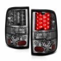Amerilite For 2004-2008 Ford F150 Styleside Smoke Chrome Led Replacement Taillights Assembly Set Passenger And Driver Side