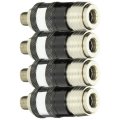Coilhose Pneumatics 152use 5-in Automatic Safety Exhaust Coupler 1 4 Body Size 1 Male Npt Pack 