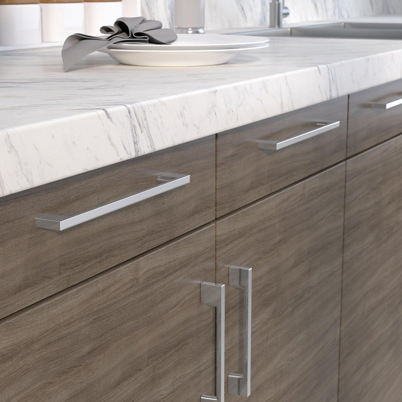 Richelieu Hardware Bp8160192140 Armadale Collection 7 9 16 In 192 Mm Center Chrome Contemporary Cabinet Pull