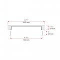 Richelieu Hardware Bp8160192140 Armadale Collection 7 9 16 In 192 Mm Center Chrome Contemporary Cabinet Pull