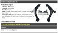 Front Lower Control Arm Kit 6 Piece Compatible With 2006-2014 Honda Ridgeline