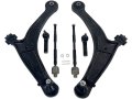 Front Lower Control Arm Kit 6 Piece Compatible With 2006-2014 Honda Ridgeline