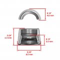 Caltric Exhaust And Intake Valve Kit Compatible With Kawasaki Mule 4000 Kaf620 4x4 2009 2010 2011 2012 2013 2014 2015-2023