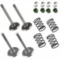 Caltric Exhaust And Intake Valve Kit Compatible With Kawasaki Mule 4000 Kaf620 4x4 2009 2010 2011 2012 2013 2014 2015-2023