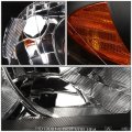 Oe Style Black Housing Amber Corner Headlight Lamps Tool Kit Compatible With Honda Civic Sedan Coupe 04-05