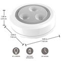 Brilliant Evolution Brrc113 Wireless Ultra Thin Led Puck Light 2 Pack Operates On 3 Aaa Batteries Kitchen Under Cabinet 