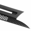 Fo1200504 Factory Style Front Bumper Grill Grille Assembly Compatible With Ford Focus 2008-2011 Matte Black