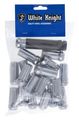 White Knight 3809l-20am Chrome Finish 14mm X 1 50 Thread Size Long Spline Drive Lug Nut With Key Pack Of 20 