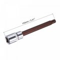 Uxcell 1 2 Square Drive X M10 Spline Bit Socket S2 Steel Bits Cr-v Sockets 140mm Length For Hand Use Only