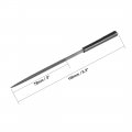 Uxcell Second Cut Steel Round Needle File With Plastic Handle 4mm X 160mm