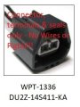 Connector Terminals And Seals For Wpt-1336 Ford Du2z-14s411-ka Pigtail Assembly 2 Position Female Sealed Power Window Kit