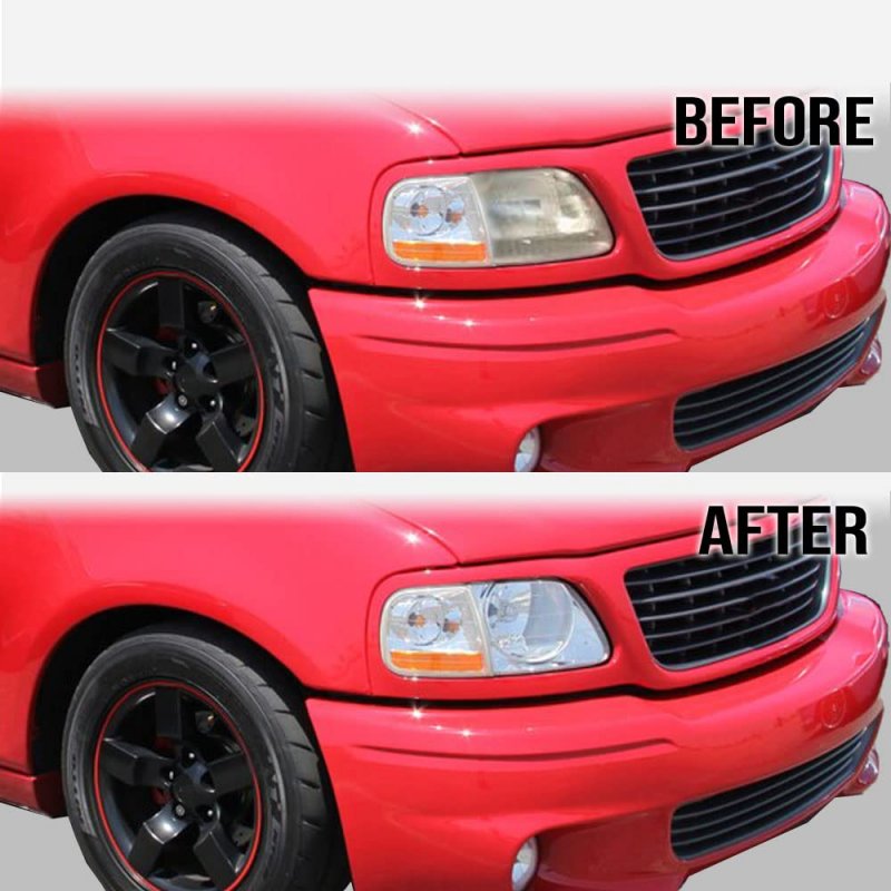 Headlight Lens Cover For 1997-2004 Ford F150 Expedition Clear