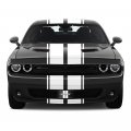 Ipick Image For Dodge Srt 3d Logo In White On Stripe Black Carbon Fiber Look Premium Stainless Steel License Plate Design And