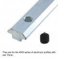 Uxcell Straight Line Connector 4pcs 7 1inch Inside Joint Brackets With M8 Screws For 4545 Series Aluminum Extrusion Profile T
