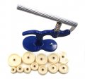 Driak 25-40mm Watch Back Case Cover Press Closer Watchmaker Presser Repair Tool With 12 Fitting Dies 