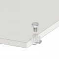 5 16 In 18 T Nut 50pcs 304 Stainless Steel 4 Pronged Tee Nuts For Furniture Woodwork Cabinetry Threaded Insertion