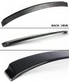 Cuztom Tuning Vip Carbon Fiber Rear Window Roof Spoiler Wing Compatible For 2014-2019 Audi A3 S3 Rs3 Sedan