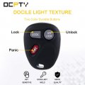 Ocpty 2x Flip Key Entry Remote Fob For 01-04 Cadillac Escalade Chevy S10 Silverado 1500 Hd Tahoe Gmc Sierra 2500 Koblear1xt
