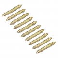 Uxcell 4x11mm Hanger Bolts 48pcs Double Ended Self-tapping Thread Wood To Dowel Screws For Connecting