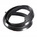 Universal Fender Flares For Cars Carbon Fiber Style Exterior Car Wheel Arch Eyebrows Protect Anti Scratch Pad 