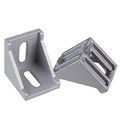 10x Aluminium Alloy Corner Brace Joint 90 Degree Bracket Fasteners 40x40x35mm