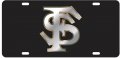Fsu Florida State Seminoles Laser Cut Mirrored Fs License Plate Auto Tag Made And Shipped In The Usa 