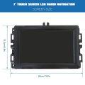 Lmb-k00057bl Tdo-wxga0700k00033-v1 V2 7inch Touch Lcd Screen Display W Bracket Fit For Jeep Compass 2017-2020 Replacement Radio