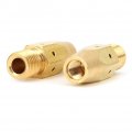 169 728 169728 Brass Contact Tip Adapter For Mig Welder Gun Gas Diffuseriller M 25 M 40 Hobart 5 Pcs 5pcs
