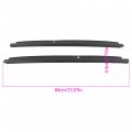 Labwork Black Rubber Front Outer Window Sweep Pair Set Of 2 Replacement For Chevy Silverado 1500 1999-2006 Tahoe 2000-2006