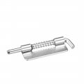 Spring Latch 3 Inch Left-handed Zinc Plated Barrel Bolt Lock For Cabinet Door 