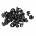 20pcs Plastic Rivets Car 19mm Head Dia Door Trim Panel Retainer Clips 