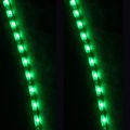 E Support Green 12v 15 Led 30cm Car Flexible Waterproof Underbody Light Strip Pack Of 10