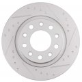 Brakes And Rotors Set With 2 Rear Brake Rotots 4 Ceramic Pads Fit For 2013-2016 Dodge Dart