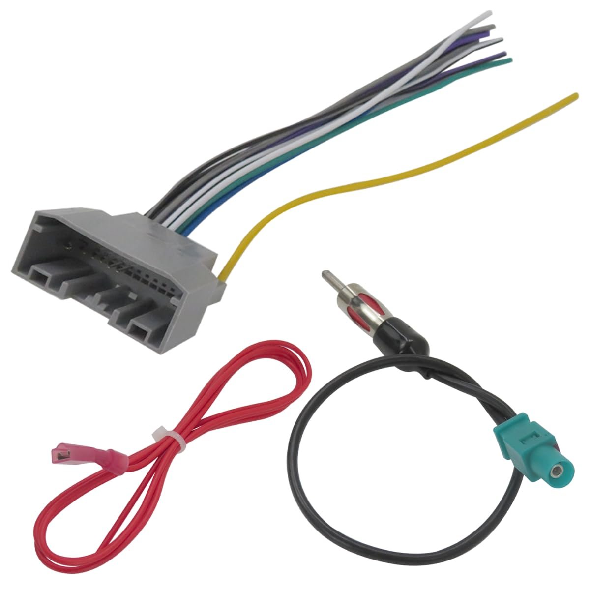 Car Stereo Wiring Harness Radio Wire With Antenna Adapter Connector Fit For 2009-2014 2016 Jeep Patriot Us Stock