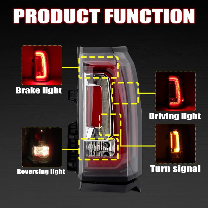 Mzorange Tail Light Assembly For Gmc Yukon Yukon Xl 2015 2016 2017 2018 2019 2020 Right Passenger Side