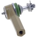 Tie Rod End For 2013-2019 Ford Police Interceptor Sintered Metal With Green Neoprene Dust Boot Threaded Stud Male