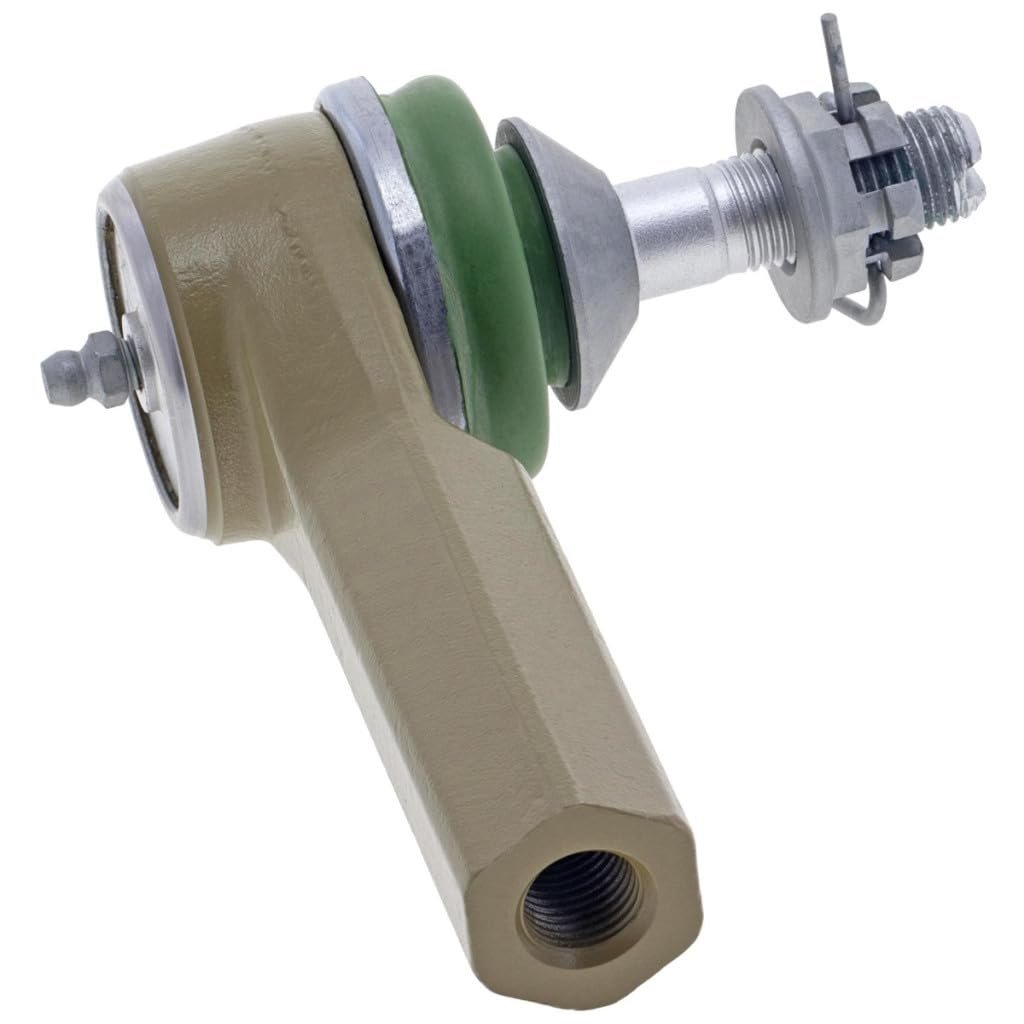 Tie Rod End For 2013-2019 Ford Police Interceptor Sintered Metal With Green Neoprene Dust Boot Threaded Stud Male